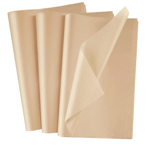 x50 sheets Kraft tissue paper 20"x15" each - Picture 1 of 4